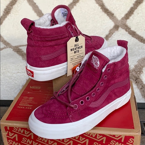VANS SK8-Hi Mte Dry Rose/Marshmallow WMNS - Picture 5 of 16